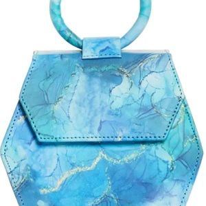 Brand New without tag. Anima Iris Mini Zuri Leather Top Handbag.